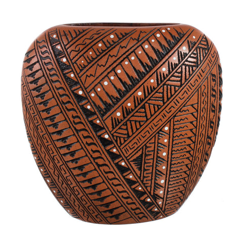 Hand Crafted Navajo Pot By Artist Shelly Watchman JX130419